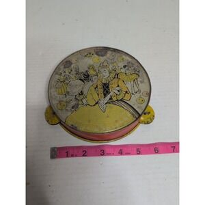 Vintage Kirchhof "Life Of The Party" Mardi Gras Noise Maker Tambourine 6"